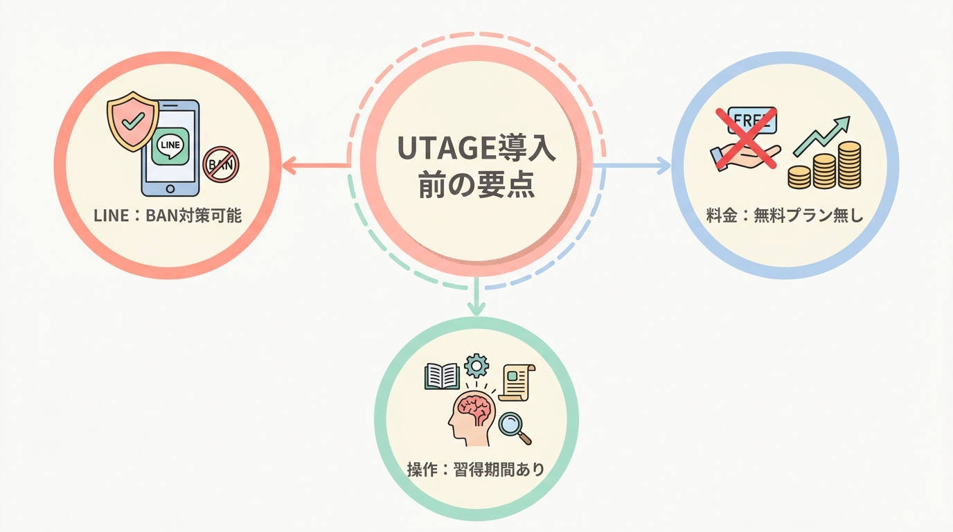 美容サロンがUTAGEを導入する前に知っておくべき3つのポイント